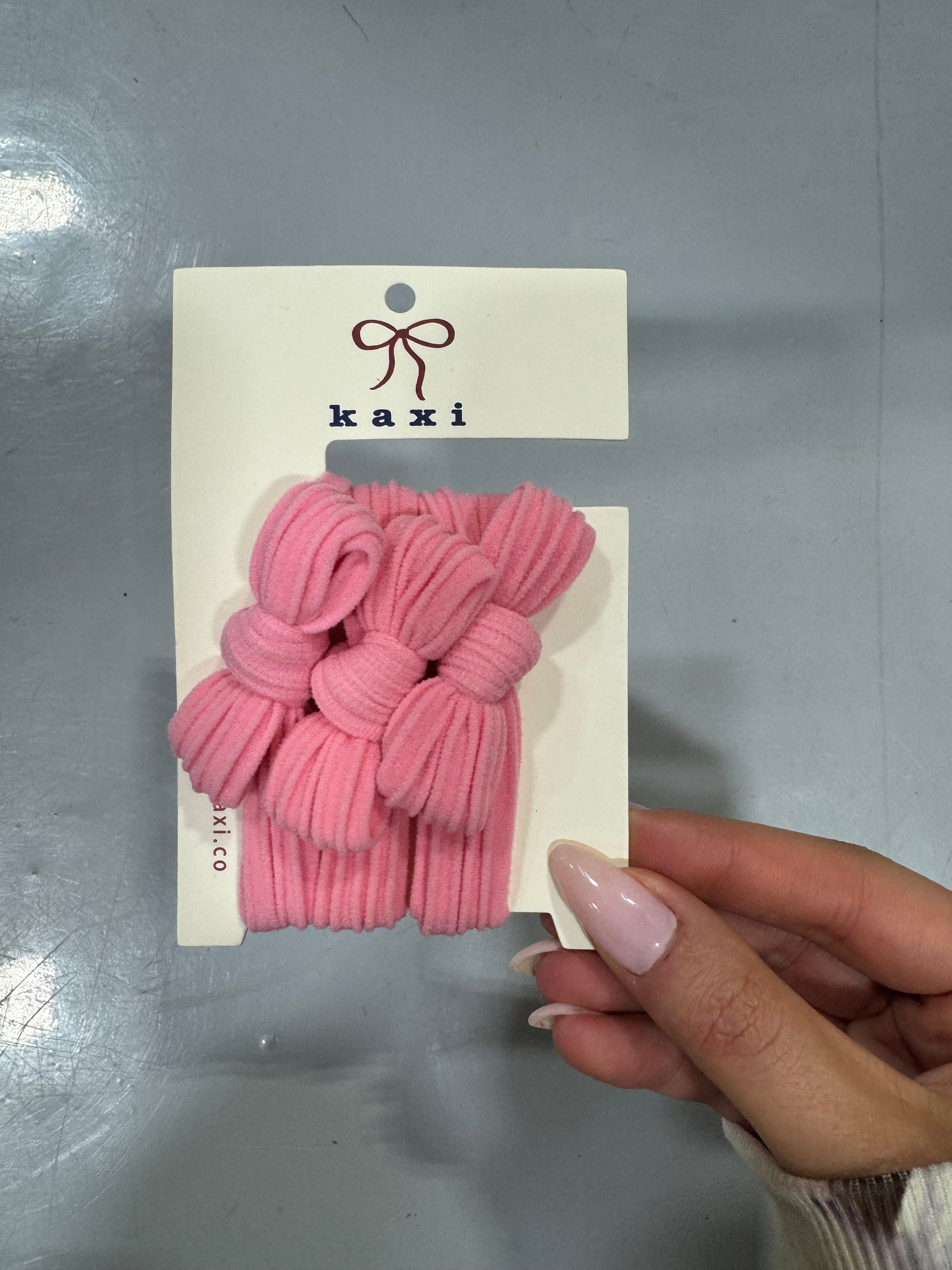 BOW SLICK BACK PONYTAILS (PACK OF 3)