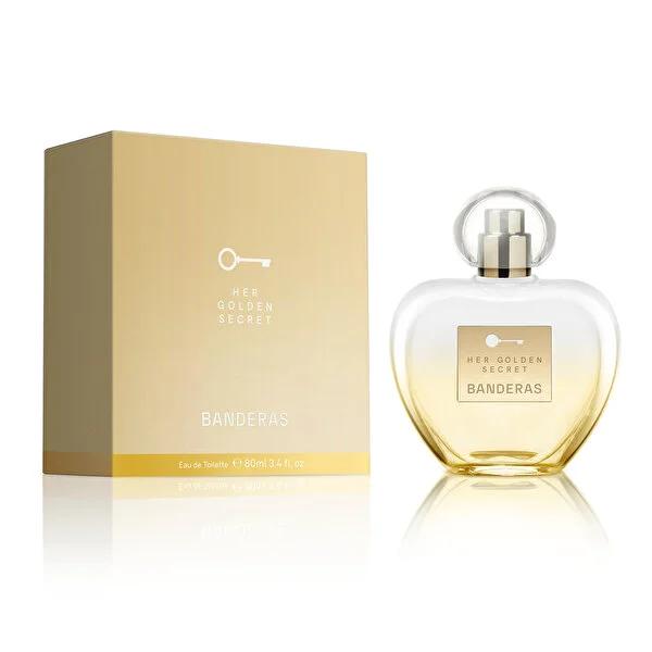 Antonio Banderas Her Golden Secret Eau de Toilette Perfume for Women - Captivating Fragrance, 80 ml
