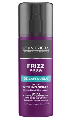 John Frieda Frizz-Ease Curl Enhancing Spray - Alcohol-Free, Heat Protectant Hair Styling Product