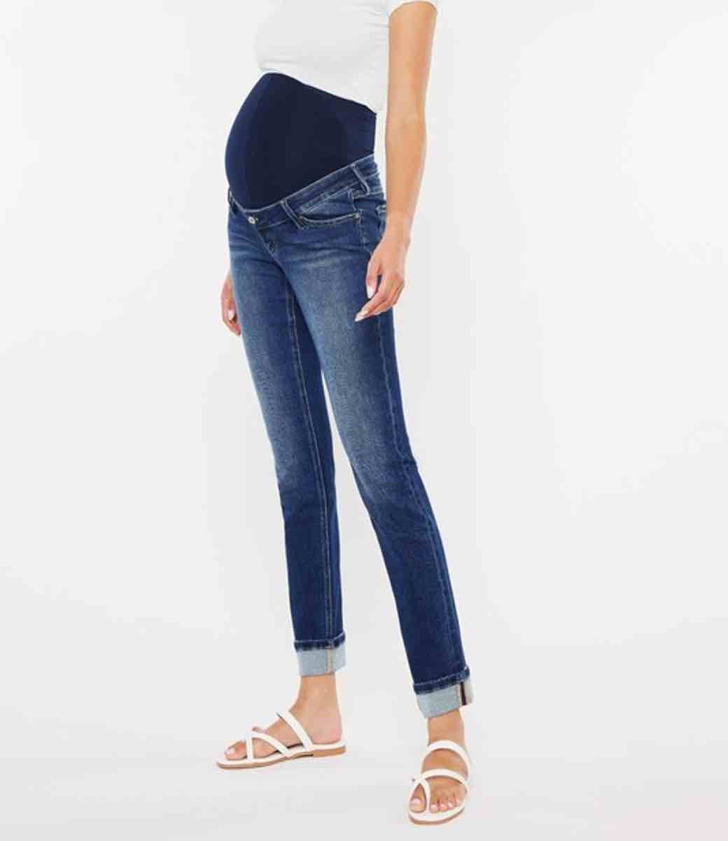 Teagan Maternity Straight Fit - Dark