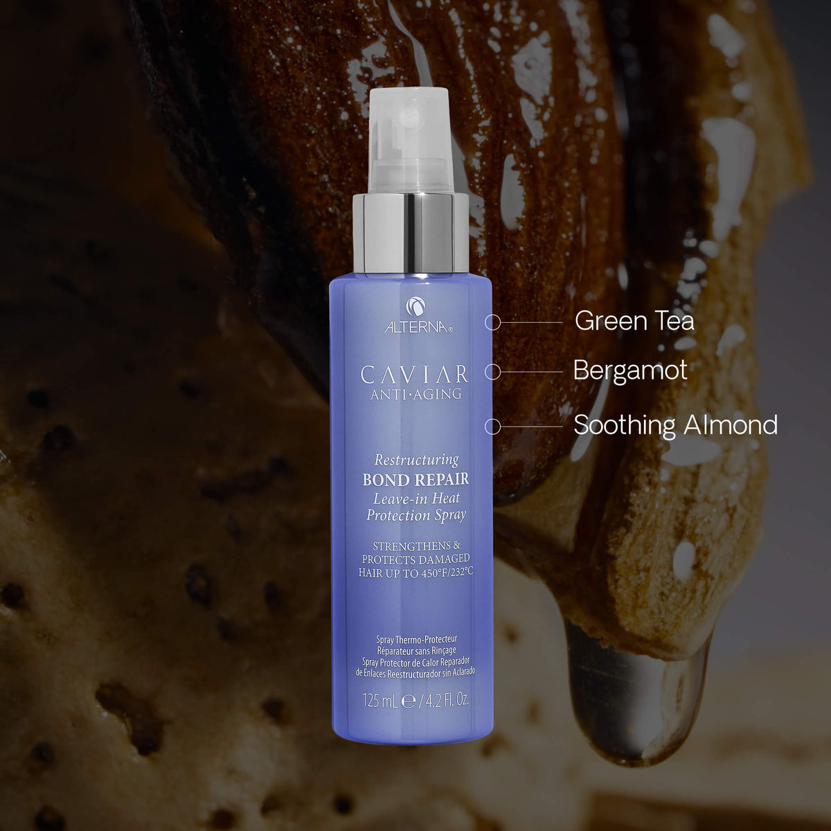 Alterna Caviar Anti-Aging Restructuring Bond Repair Leave-In Heat Protection Spray, 4.2 oz