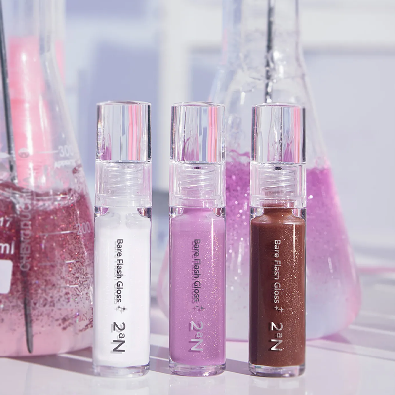 2aN Bare Flash Gloss PP01 Cool Up High-Shine Lip Gloss 5g