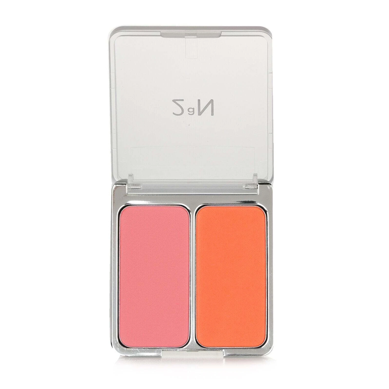 2aN Dual Cheek Blush 04 Hot Living Coral 4.5g