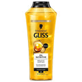 Gliss Nourishing Shampoo - Silicone-Free, Omega 9 & Marula Oil for Damaged Hair Repair
