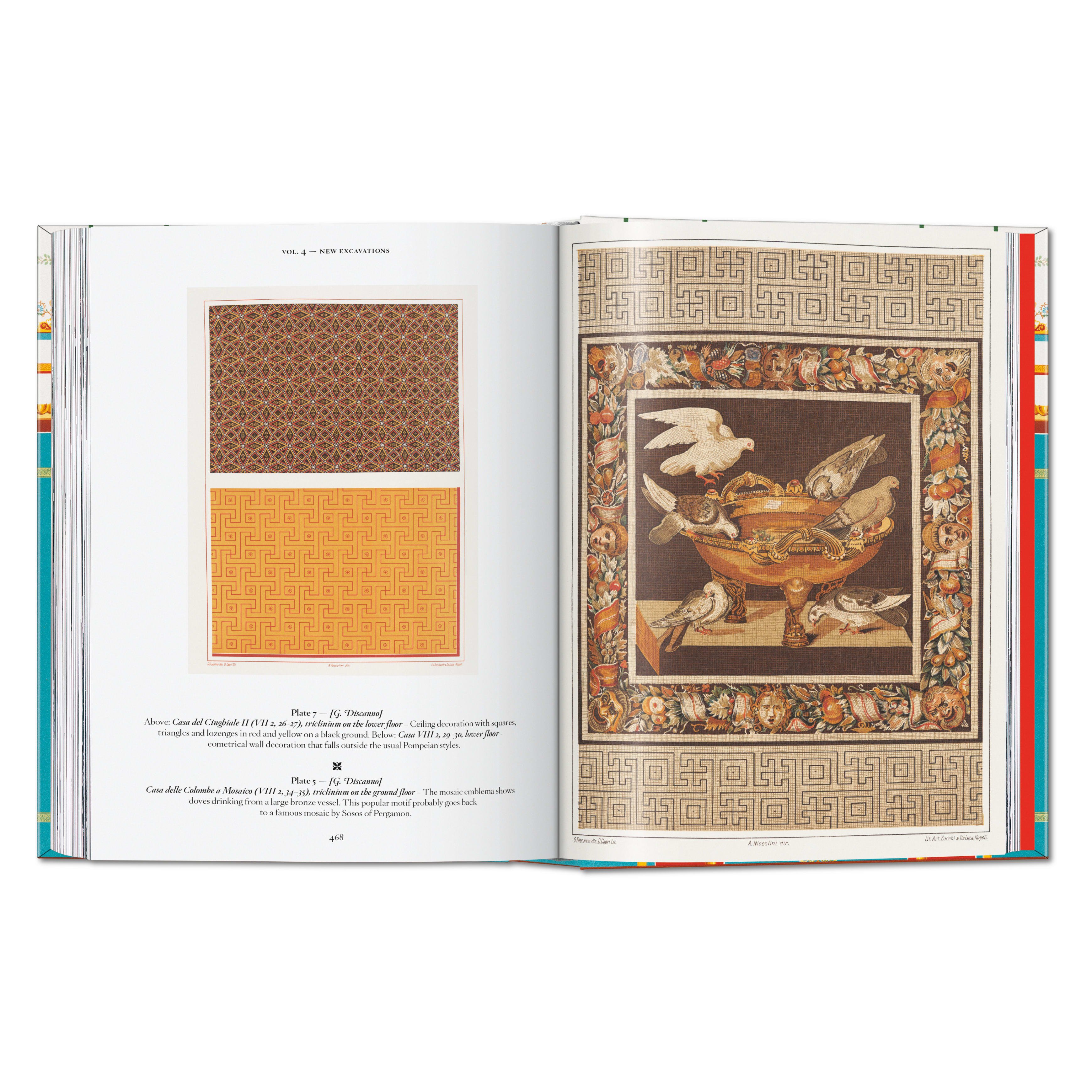 Fausto & Felice Niccolini. Houses and Monuments of Pompeii. 45th Ed. (English)