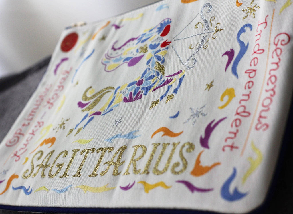 catstudio - Sagittarius Astrology Zip Pouch