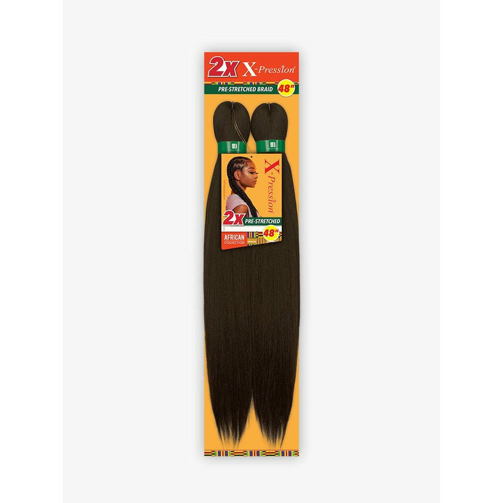 Sensationnel X-Pression 2X Pre-Stretched Braiding Hair 48"