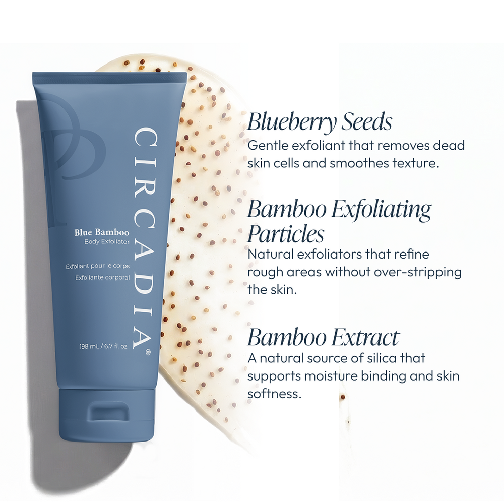 Blue Bamboo Exfoliator for Body | Circadia