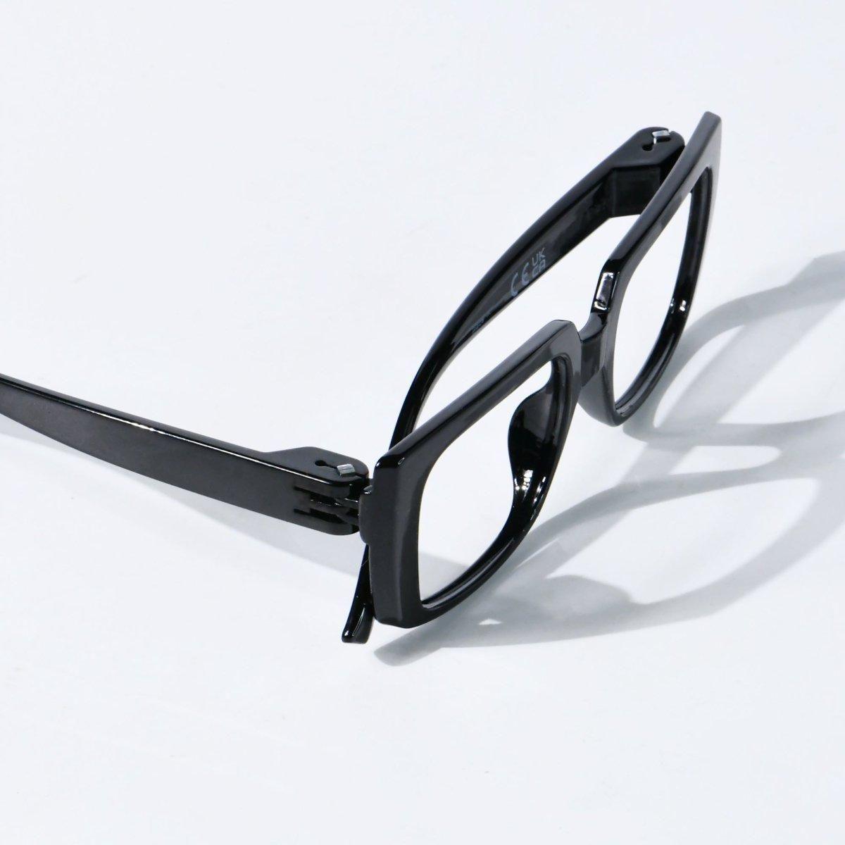 30% Blue Light Blocking Glasses Metalless Screwless Eyeglasses NR9107-B15