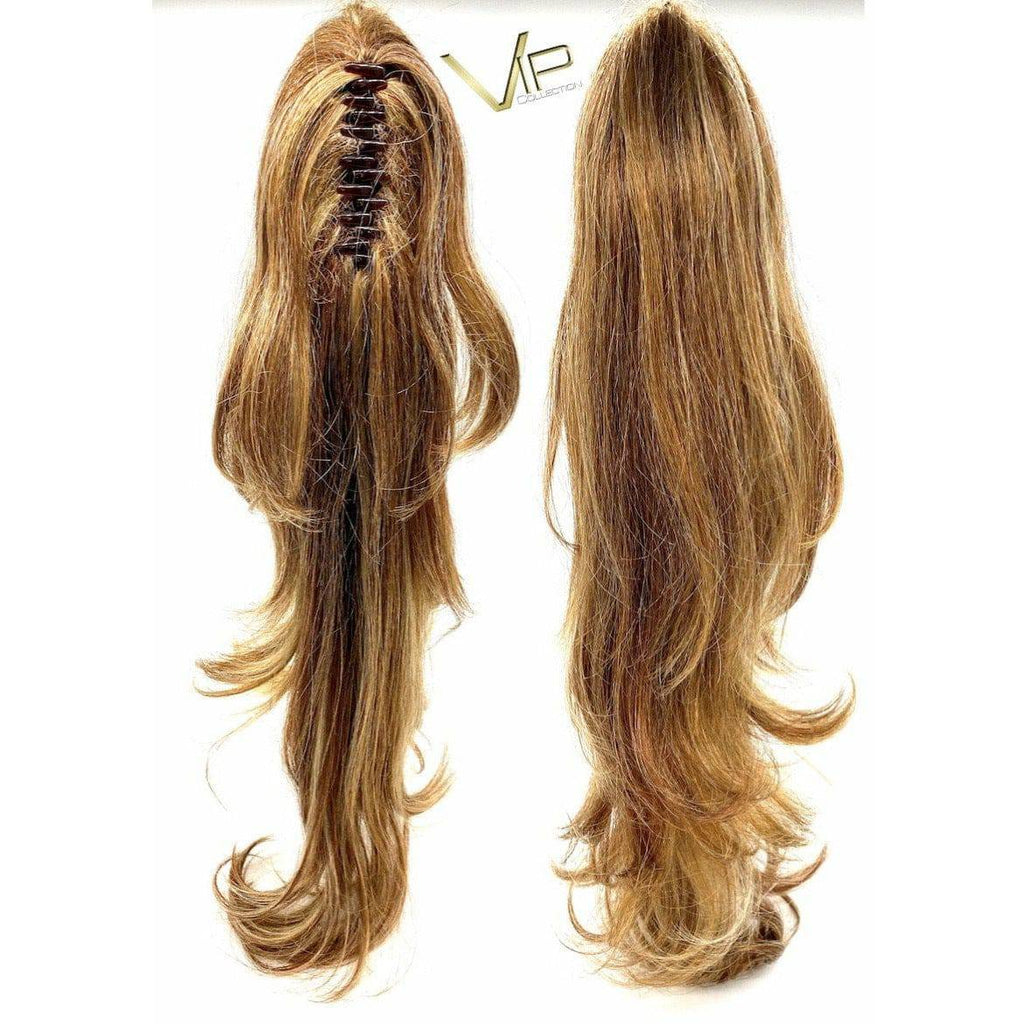 VIP Synthetic Claw Clip Ponytail Hair Extension Sapphire