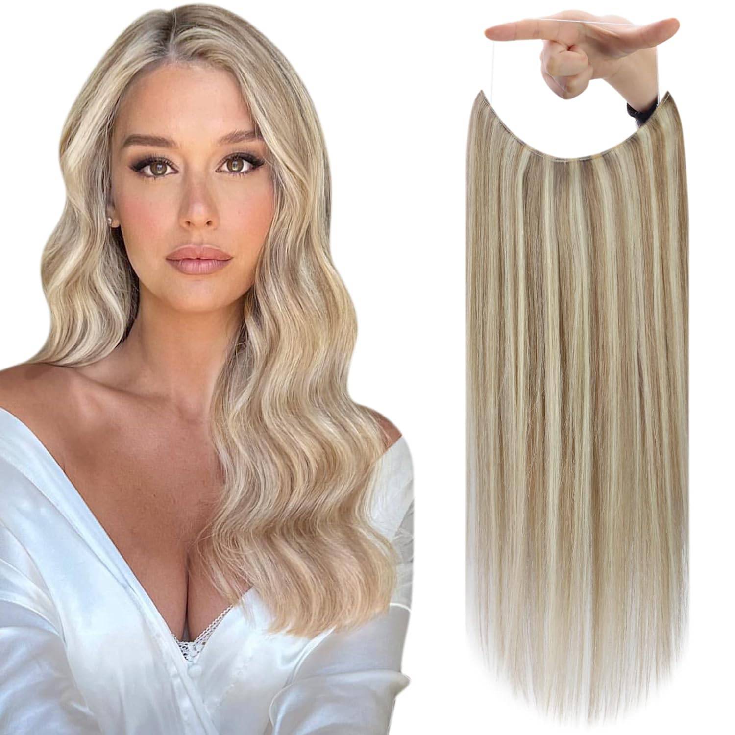 VIP BandX Halo Silky Straight 24" with Clip Hair Extension