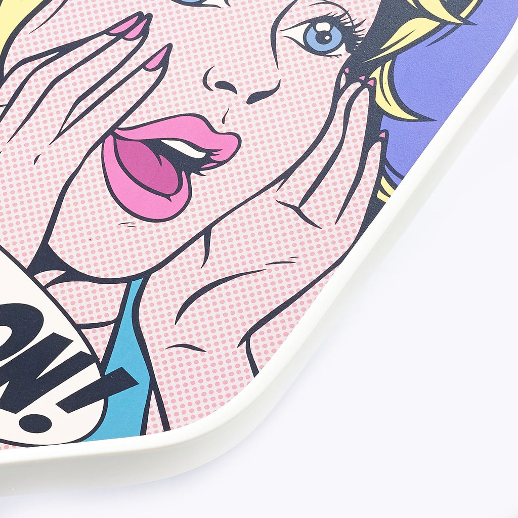 ARTI 16mm T700 Carbon Fiber Kristen & Kristy "GAME ON" Pickleball Paddle - USA Pickleball Approved