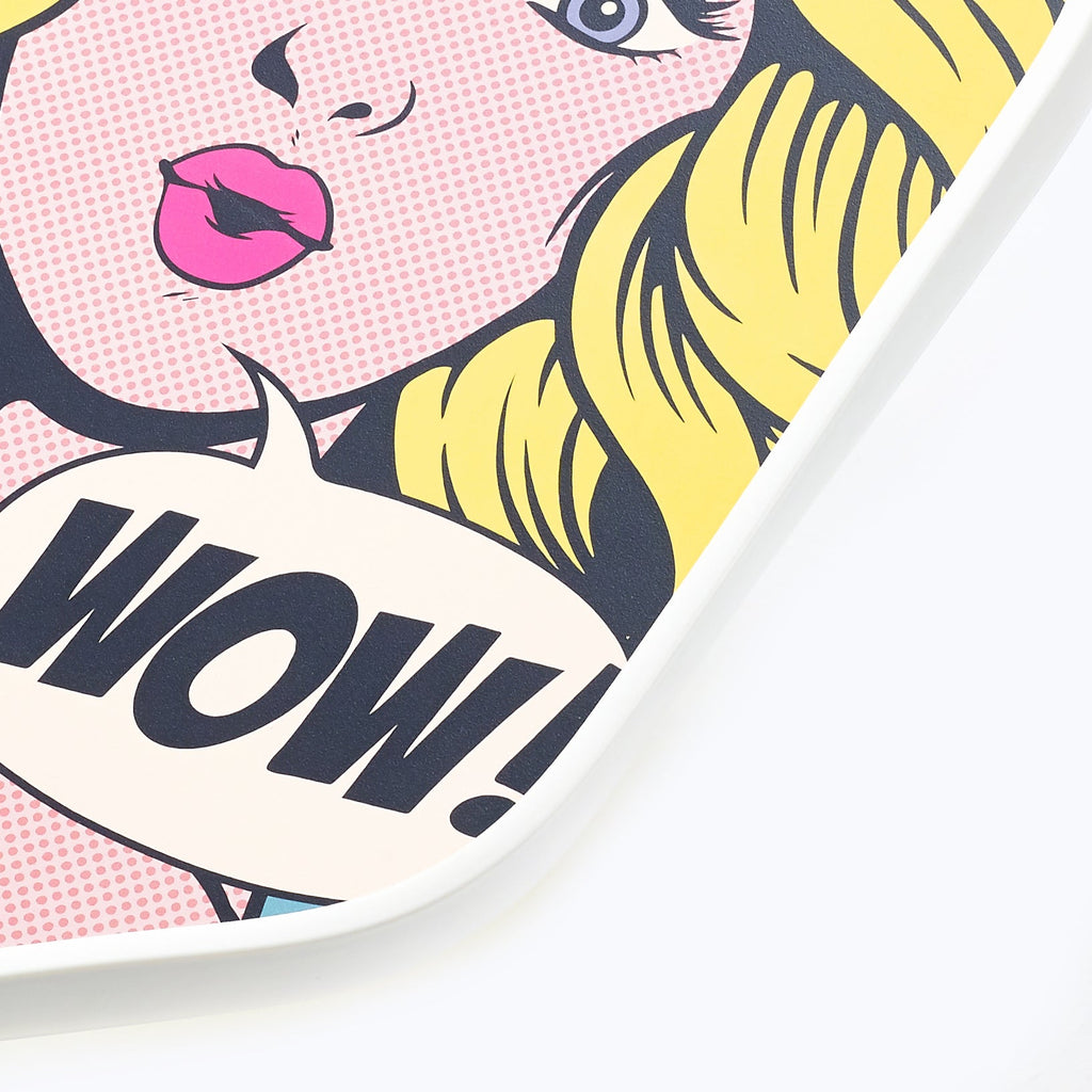 ARTI 16mm T700 Carbon Fiber Kristen & Kristy "WOW" Pickleball Paddle - USA Pickleball Approved