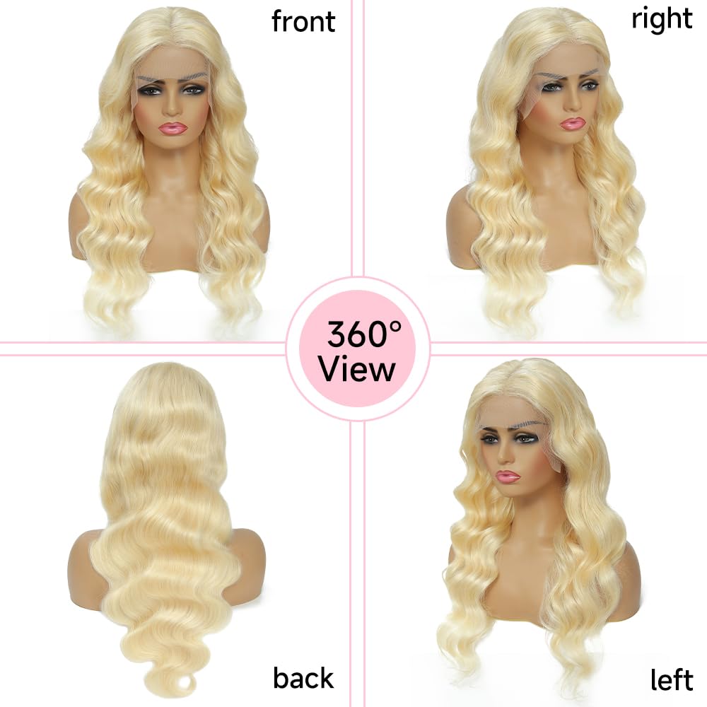 Rio Ukrainian Human Hair Body Wave Lace Front Wig - Choose Size