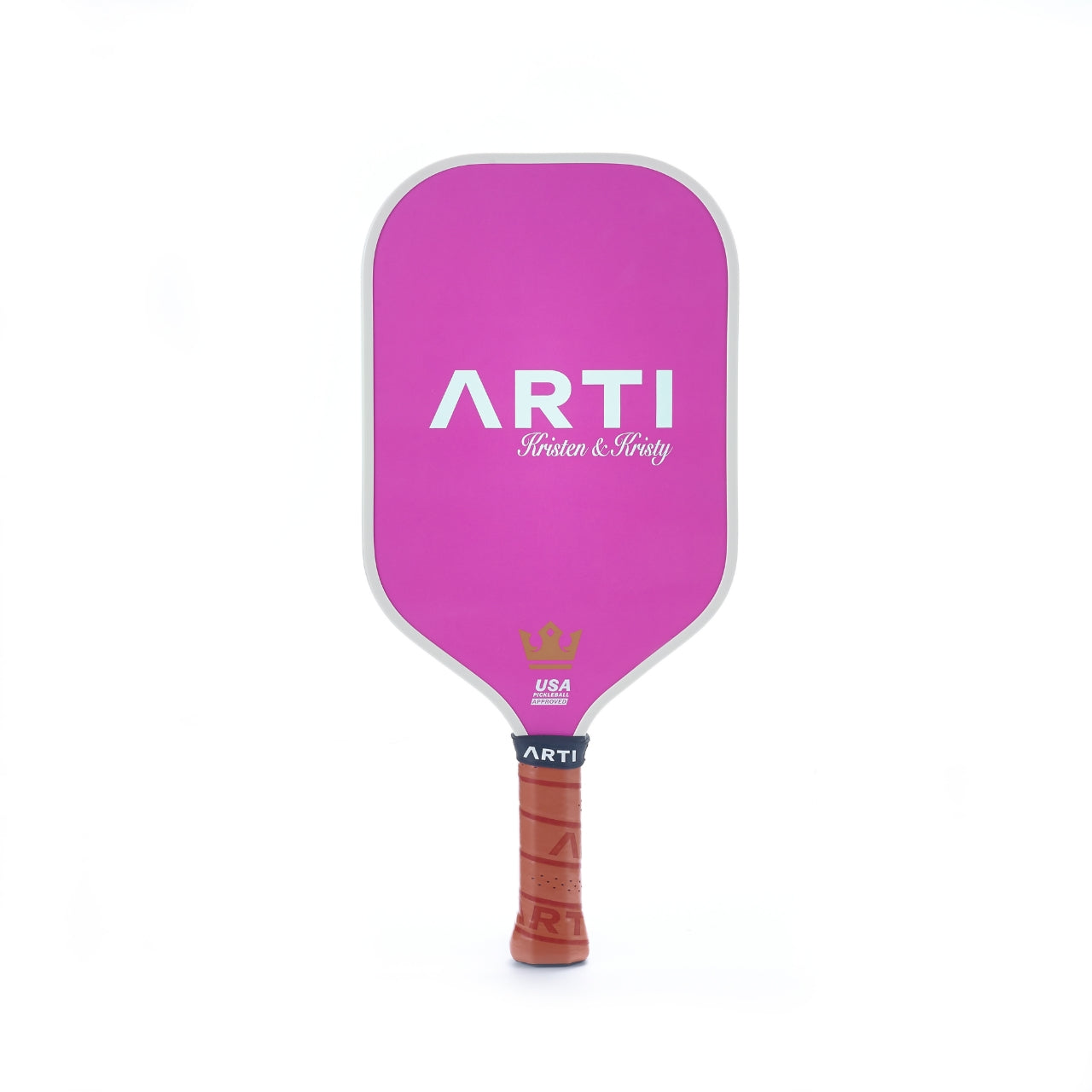 ARTI 16mm T700 Carbon Fiber Kristen & Kristy "GOOD GAME" Pickleball Paddle - USA Pickleball Approved