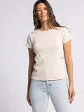 Lexi Tee - Cappuccino Heather