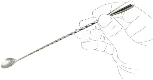 12“ Extra Long Cocktail Mixing Spoon Set Food-Grade 18/8 Stainless Steel
