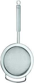 Rösle Stainless Steel Round Handle Kitchen Strainer, Coarse Mesh