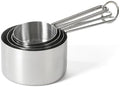 Martha Stewart Richburn 4-Piece Stainless Steel Measuring Cups Set – Durable