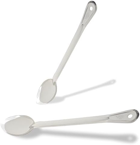 Winco 15" Stainless Steel Basting Solid Spoon