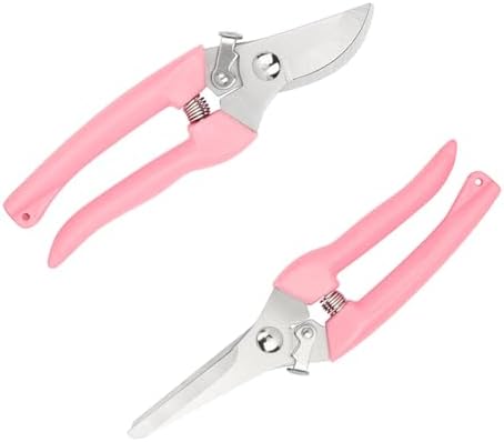 2pcs Garden Flower Shears Pruning Shears 6.9 inches Scissors Lightweight Plant