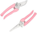 2pcs Garden Flower Shears Pruning Shears 6.9 inches Scissors Lightweight Plant