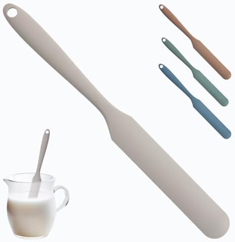 Silicone Jar Spatula, Non-Stick Heat Resistant Kitchen Thin Spatula, Sourdough
