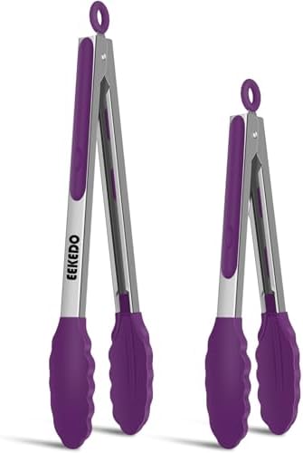 Cooking Tongs with Silicone Tips