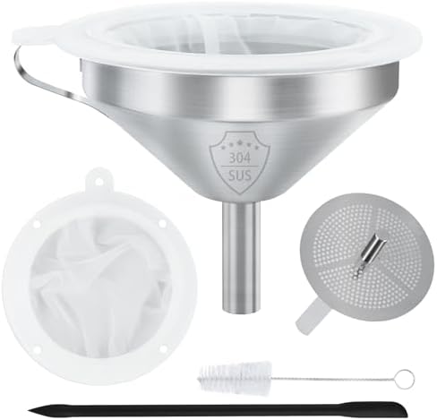 WMKGG 304 Stainless Steel Funnel, Funnels