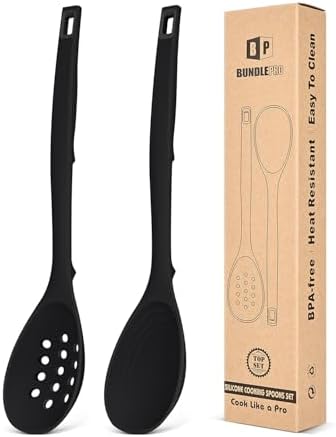 BUNDLEPRO Silicone Cooking Spoons