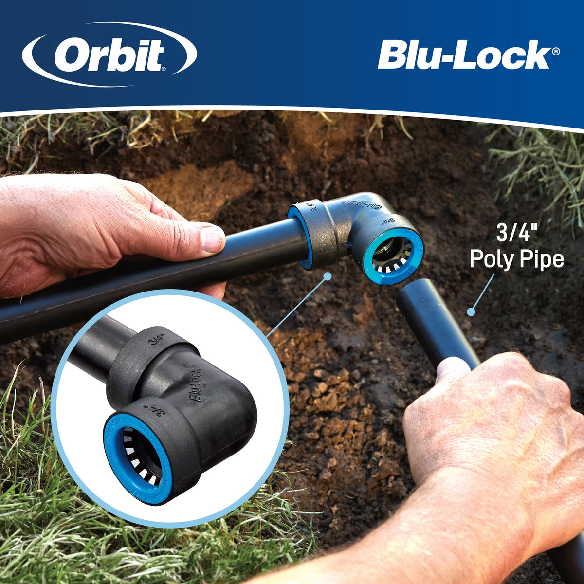1" Blu-Lock Elbow 31673