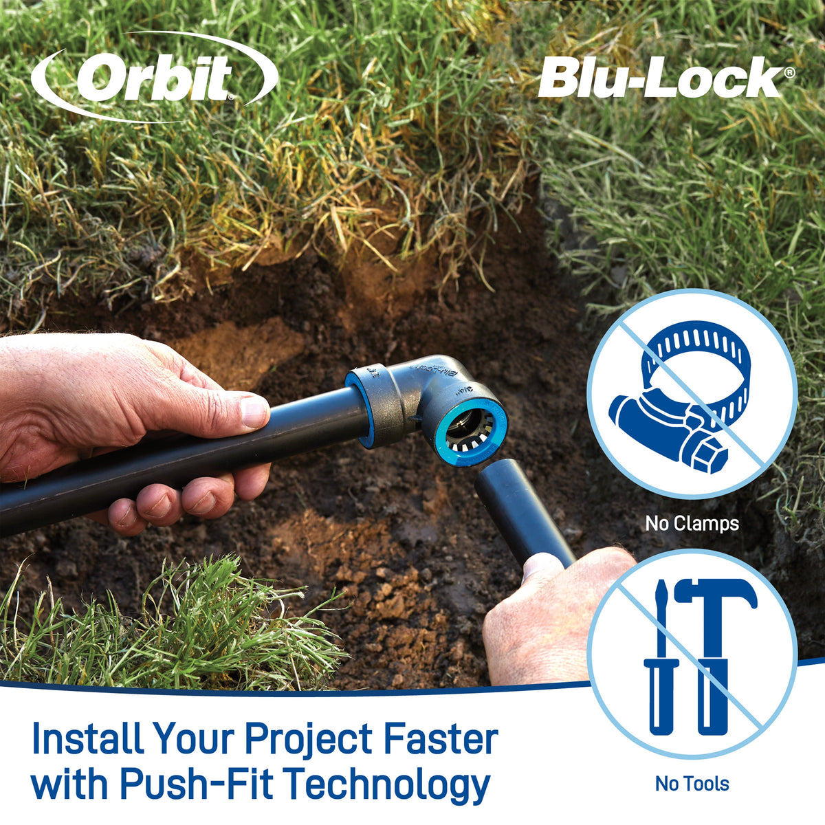3/4" Blu-Lock Tee 31370
