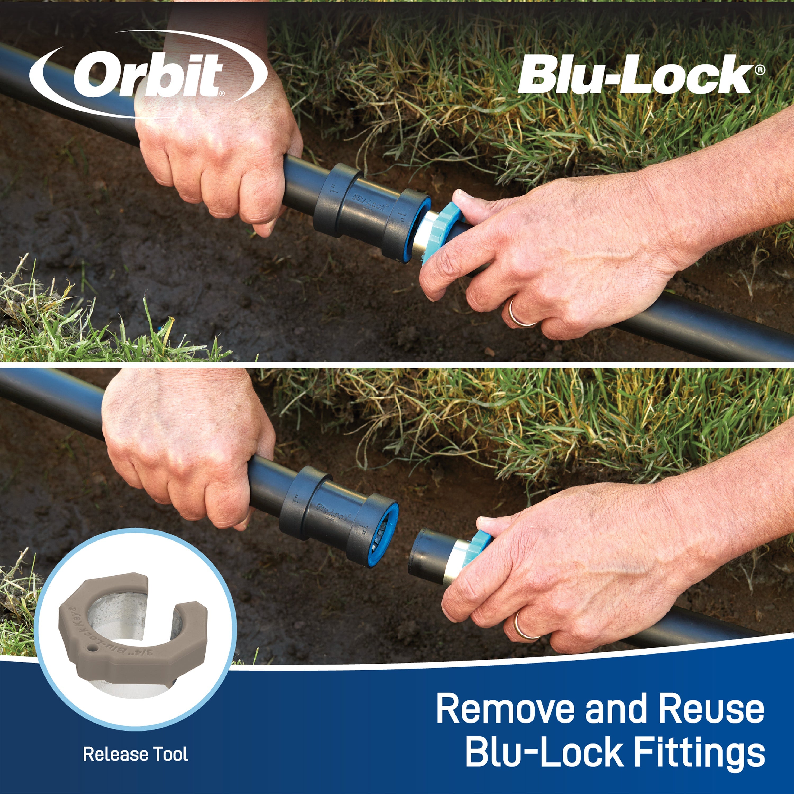 3/4" Blu-Lock Elbow 31374