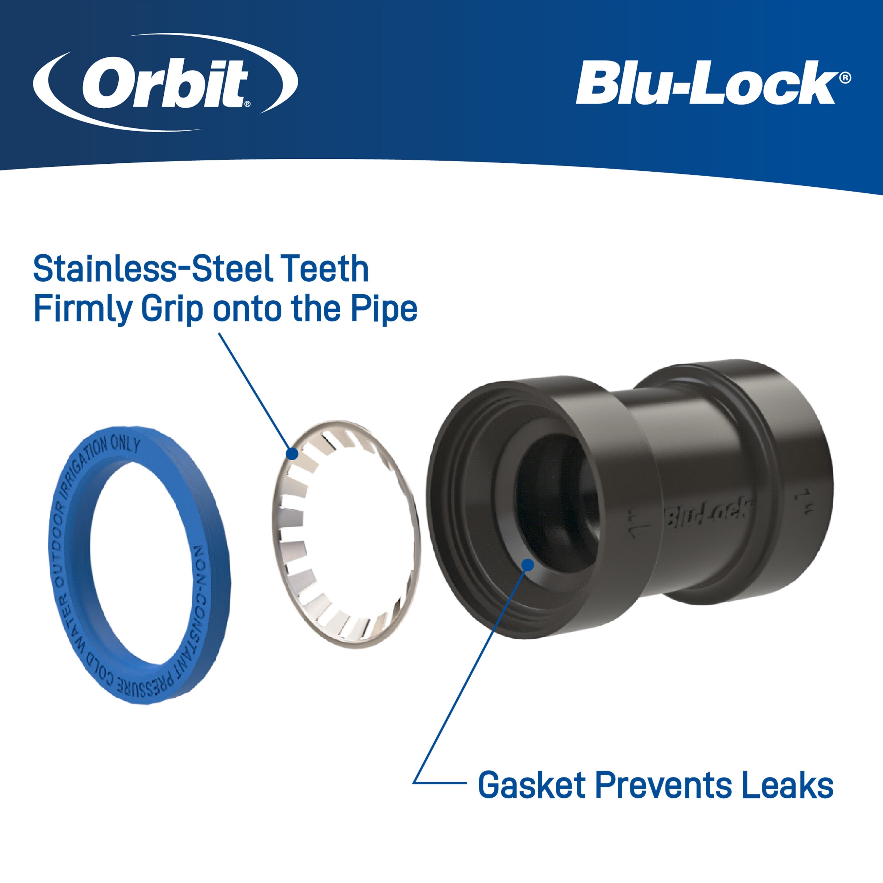 3/4" Blu-Lock Elbow 31374