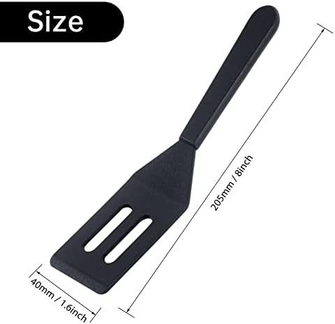 2 Pack Silicone Mini Brownie & Cookie Spatula, Heat-Resistant Turner, Flip Egg