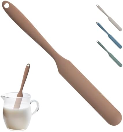 Silicone Jar Spatula, Non-Stick Heat Resistant Kitchen Thin Spatula, Sourdough
