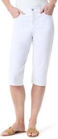 Gloria Vanderbilt Women's Amanda High Rise Skimmer Short Petite