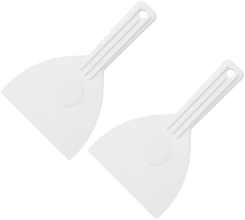 2PCS Plastic Handle Pizza Dough Scrapers, Baking Food Scrappers