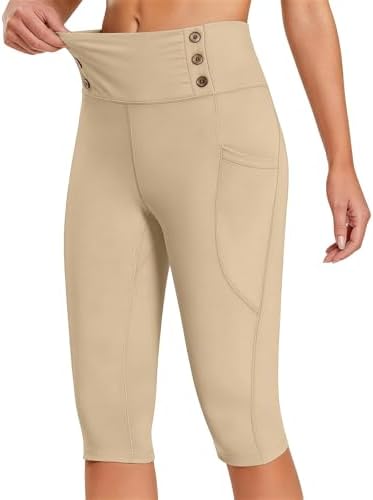 Capri Leggings Pants for Women Buttery Soft High Waisted Leggings Plus Size