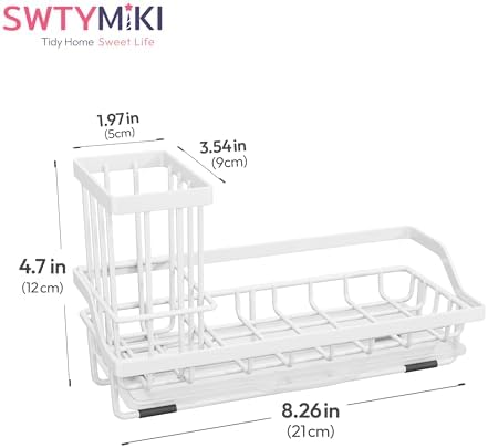 SWTYMIKI Sink Caddy Sponge Holder