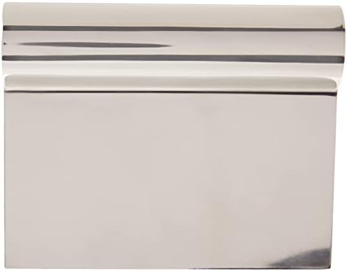 Winco 5 1/4" x 4 1/4" Stainless Steel Dough Scraper