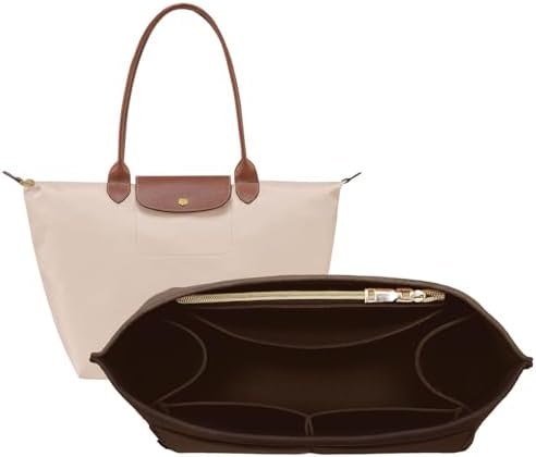 OPPOSHE Purse Organizer Insert for Longchamp Le Pliage, Premium Felt Long Champ