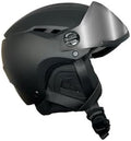 Demon United Ski and Snowboard Visor Helmet-Snowboard Helmet with Removable Visor Goggles and Rear Dial Adjustment- Snow Sport Helmets for Men and Women