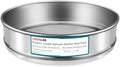 7.9" 304 Stainless Steel Lab Sieve, 10 Mesh Screen Sifter