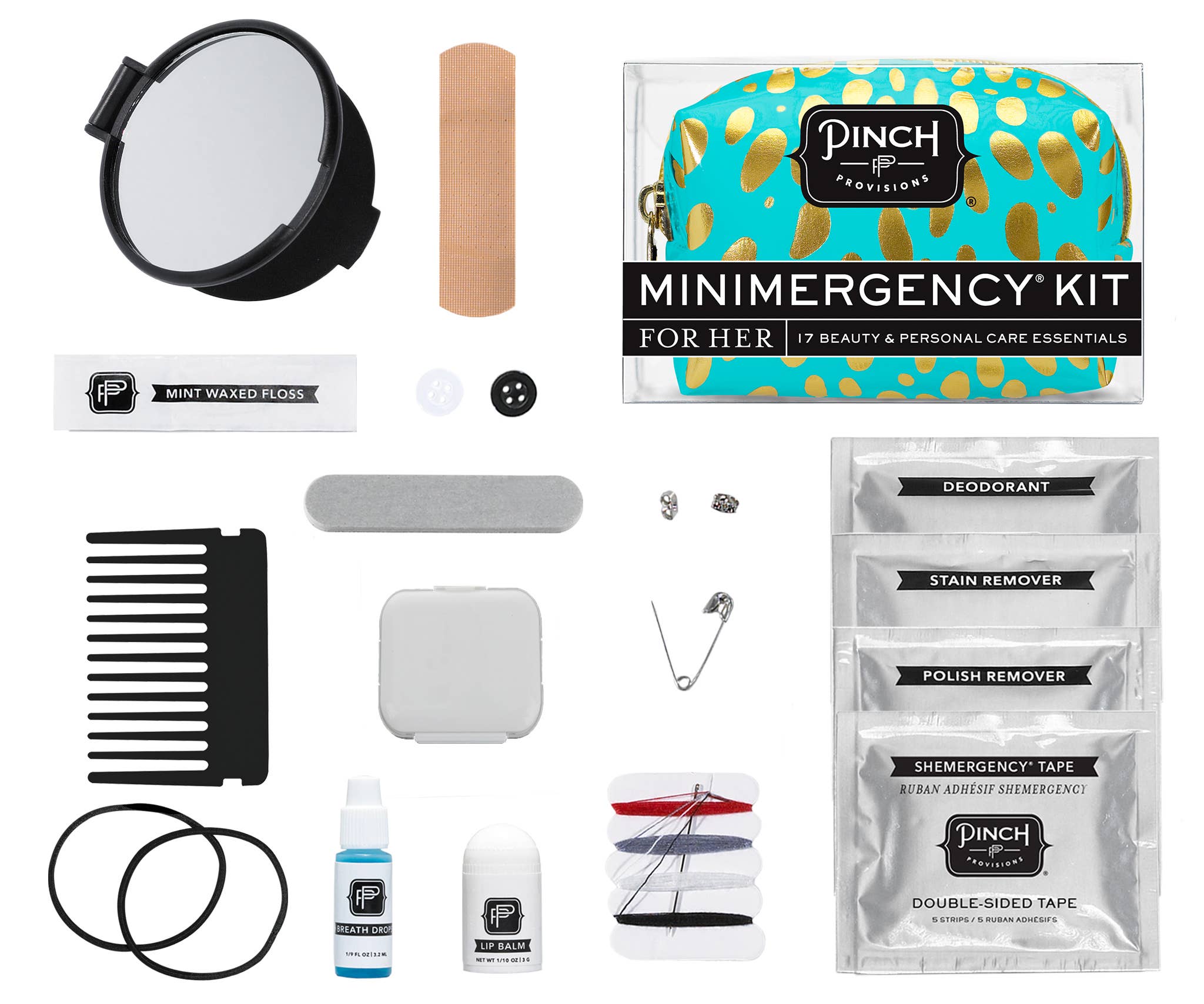 Pinch Provisions - Spotted Minimergency Kit: Pink