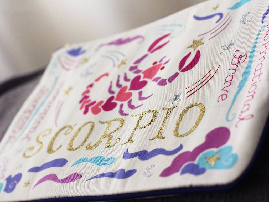 catstudio - Scorpio Astrology Zip Pouch