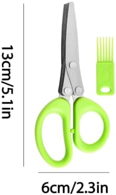 Herb Scissors 5-Layer Vegetable Shears