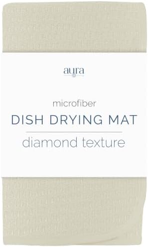 S&T INC. Dish Drying Mat, Diamond Texture