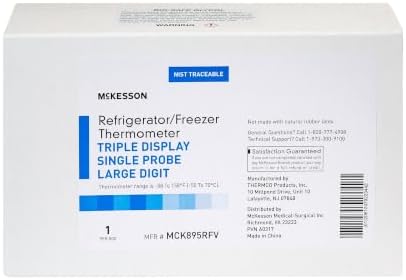 McKesson Refrigerator/Freezer Thermometer