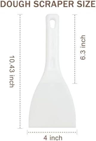 LRui Kitchen Professional Pizza Dough Scraper dough spatula, plastic flexible